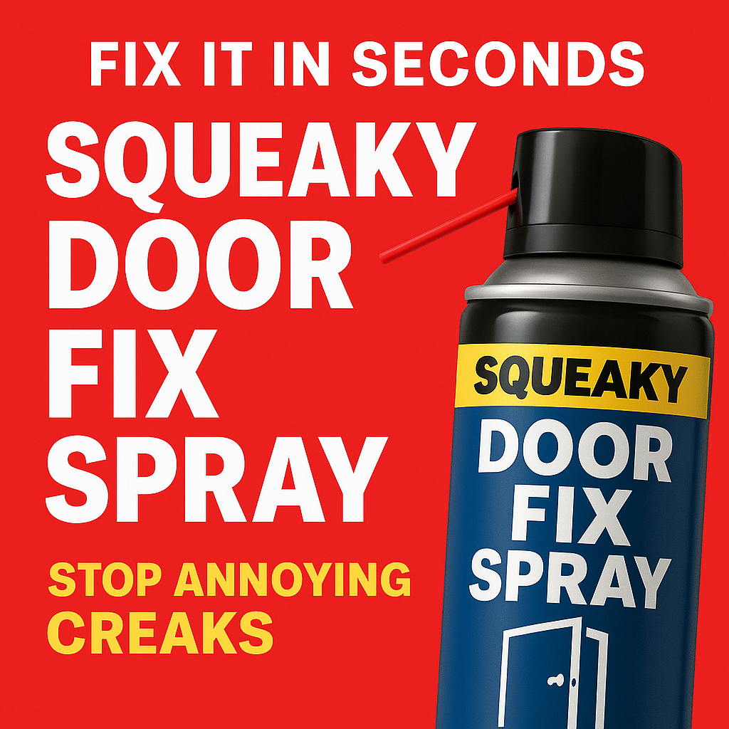 InstaFix™ Squeaky Door Spray – Silence in a Can