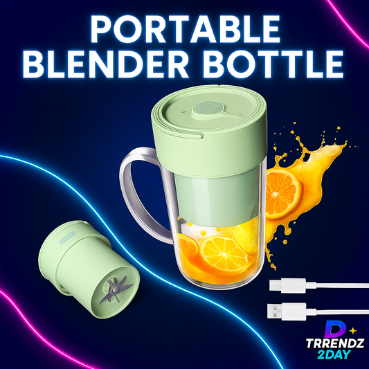 Portable Blender Bottle – USB Rechargeable Smoothie Maker 🥤